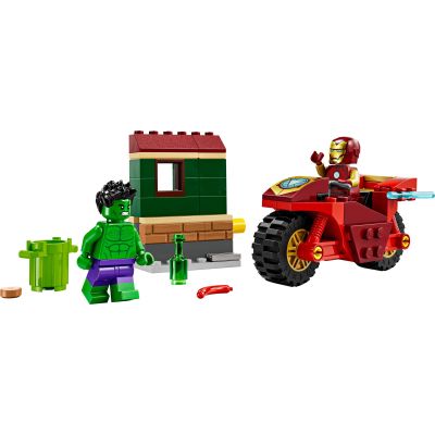 Конструктор LEGO Marvel Железный человек на мотоцикле и Галк 68 деталей (76287) | Зображення 5
