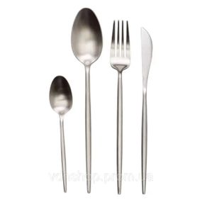 Набор столовых приборов 24 предмета столовый набор на 6 персон Серебристый HP-20-16