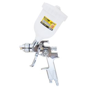Фарборозпилювач хромований Sigma HVLP 1.4 мм з верхнім баком 600 мл (6812051)