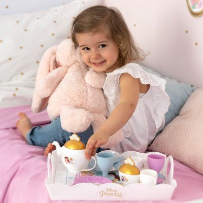 Игровой набор Smoby Тележка Дисней Принцессы со съемным подносом с сервизом 17 аксессуаров (312502) | Зображення 3
