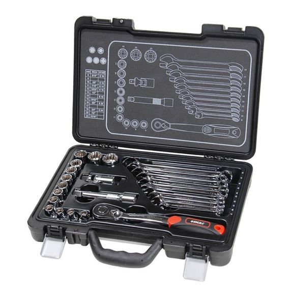 Набор торцевых насадок Ultra 1/2" + аксессуары 26 шт CrV Taiwan (700026z)