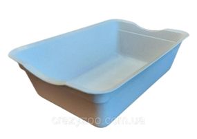 Туалет для котов белый 40x28x12 см 6132