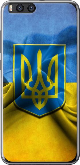 Чехол на Xiaomi Mi Note 3 Флаг и герб Украины 1 "375u-978-17620"