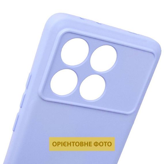 Чохол TPU GETMAN Liquid Silk Full Camera для Xiaomi Poco X6 / Note 13 Pro 5G Бузковий / Light purple | Зображення 1