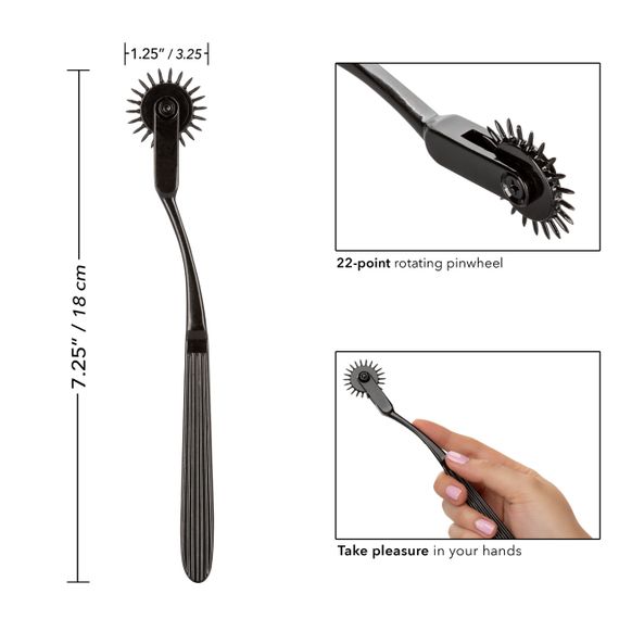 Колесо Вартенберга California Exotic, чорне | Зображення 4