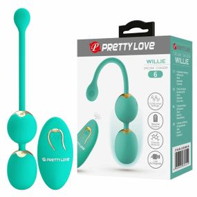 Вагінальні кульки з вібрацією Pretty Love - Willie Dream chaser 5 Green, BI-014548W-A4 sexstyle