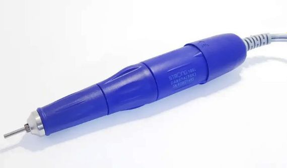 Фрезер для маникюра Nail Drill Pro ZS-603 65 Вт 40000 оборотов с педалью и насадками Белый | Зображення 5