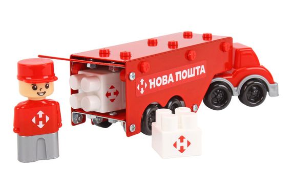 Конструктор металевий 1416 "Нова Пошта" 135 дет. ТЕХНОК | Зображення 2