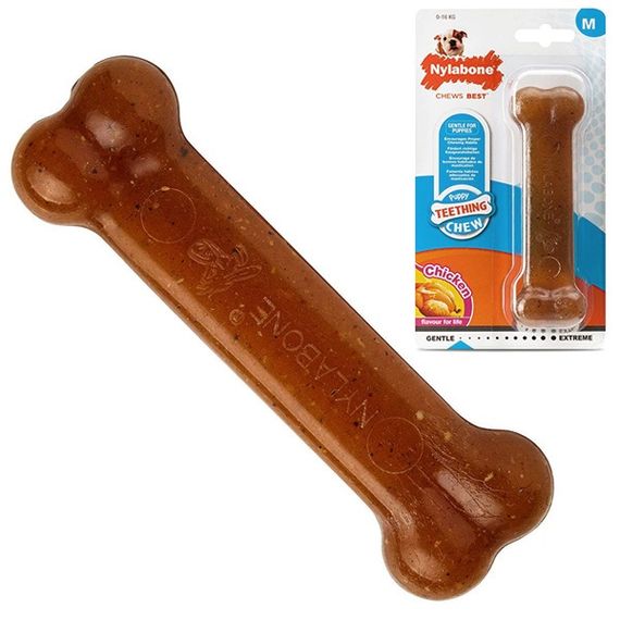 Игрушка для щенят Nylabone Puppy Chew Bone, 13.5 см