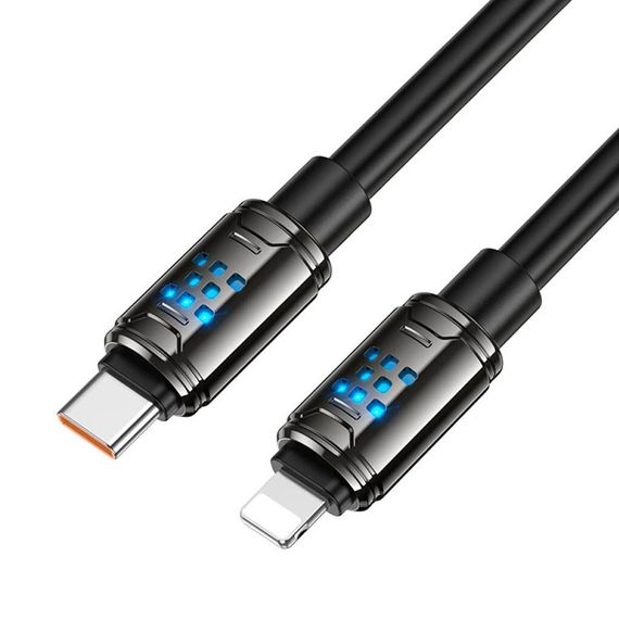 Кабель Hoco U143,Type-C-Lighting,27W,длина 1.2м,Black,BOX | Зображення 2