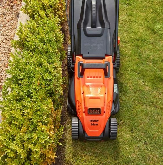 Газонокосарка електрична Black&Decker BEMW461BH | Зображення 2