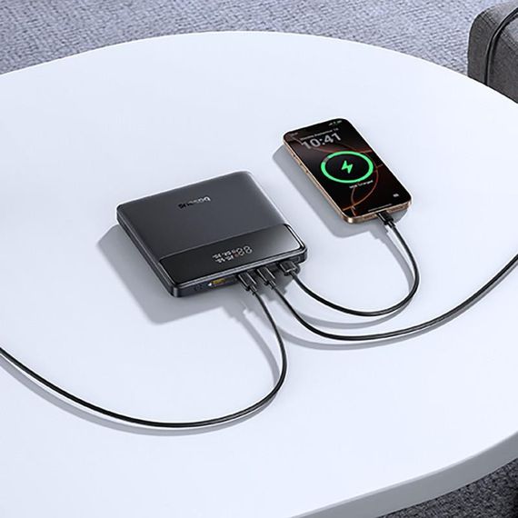 Павербанк для ноутбука Baseus Blade Digital Display 20000 mAh PD 100 W Black Powerbank | Зображення 3