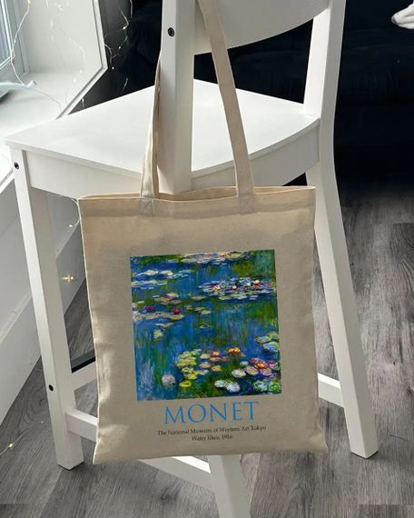 Екошопер Букопт ВК4063 MONET «Водяні лілії» бежевий | Зображення 4