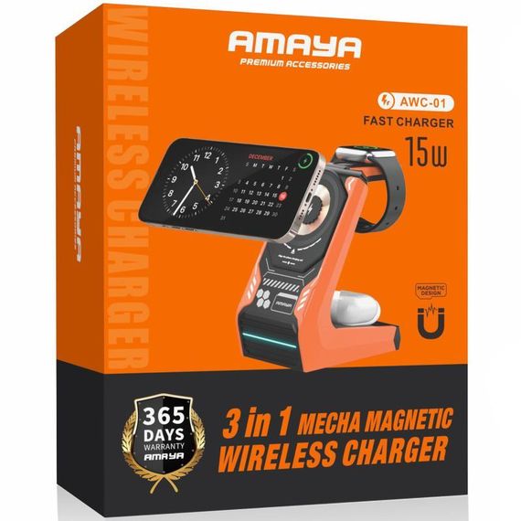 БЗП Amaya AWC-01 3-in-1 15W Orange | Зображення 1
