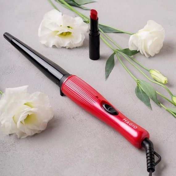 Плойка конусна Magio MG-675, стайлер для завивки, для укладання, спіральна плойка для завивки волосся | Зображення 2