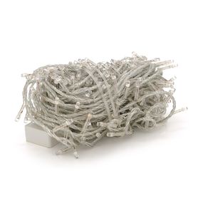 Гирлянды 400LED (Диод) White,7 режимов,20м етров,прозрачная изоляция,BOX