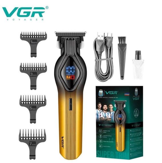 Акумуляторна машинка для стрижки з USB VGR V-921