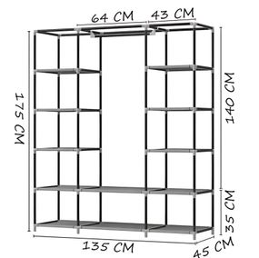 Тканевой шкаф HCX Storage Wardrobe 88130