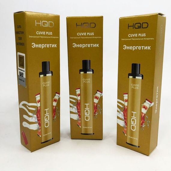 Одноразовая pod-система HQD Cuvie PLUS 1200 puffs. Энергетик | Зображення 4
