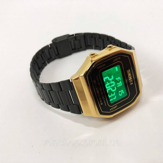 Классик часы скмей SKMEI 1647GDBK, Оригинальные мужские часы винтажные на цепочке CW-49