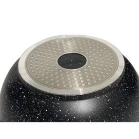 Котел із мармуровим покриттям з кришкою Benson 4,6л BN-365 Чорний