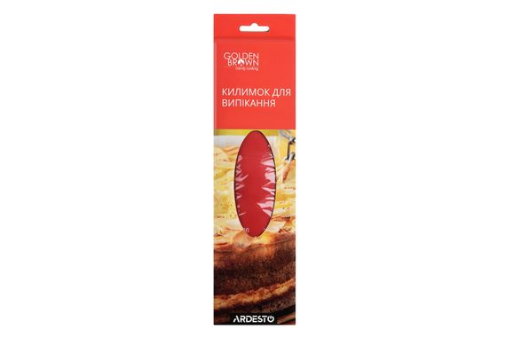 Коврик для выпечки Ardesto Golden Brown 50*60 см, красный, силиконовый (AR2406SR) | Зображення 2