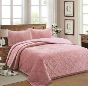 Покривало Soho 200х230 см Velur Pink