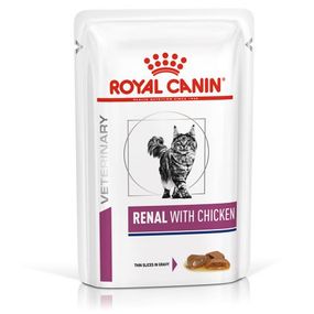 Вологий корм Royal Canin Renal при хронічній нирковій недостатності у кішок, курка, 85 г 85 г