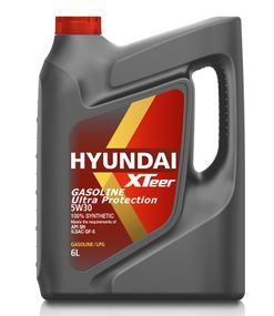 Моторна олива HYUNDAI XTeer Gasoline Ultra Protection 5W-30 6л.