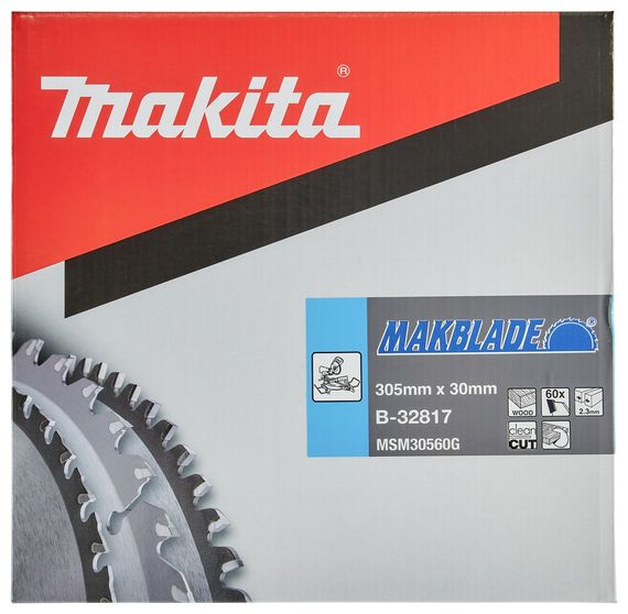 Диск пильный по дереву 305х30 мм 60T Makita Makblade B-32817 | Зображення 3