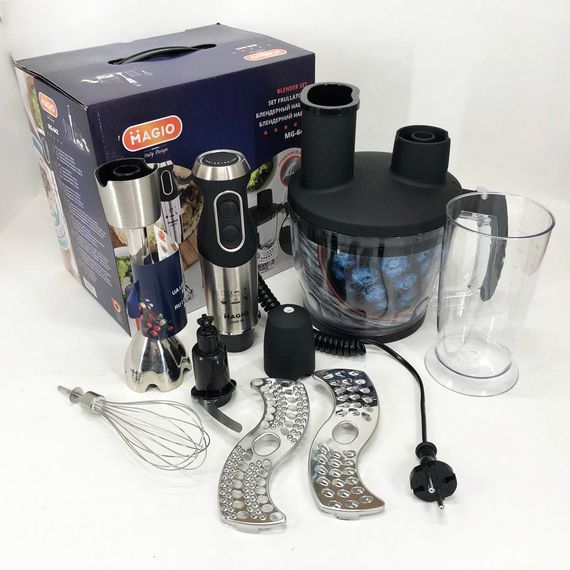 Блендер MAGIO MG-642, блендер для детского пюре, блендер для дома, блендер для BT-335 кухни, электрический | Зображення 5