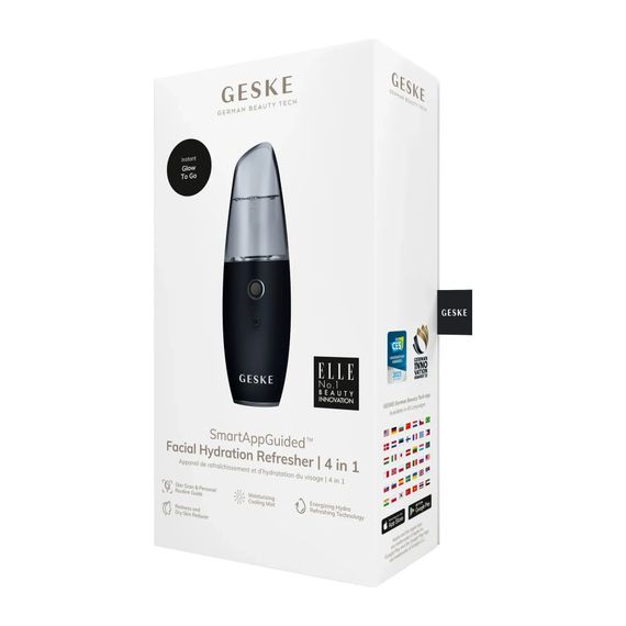 Зволожувач для шкіри обличчя GESKE Facial Hydration Refresher 4 in 1 gray, Чорний | Зображення 7