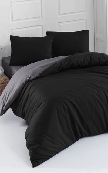 Постельное белье Charlotte Colorpool Ranforse 160х220 см Siyah-Antrasit | Зображення 1