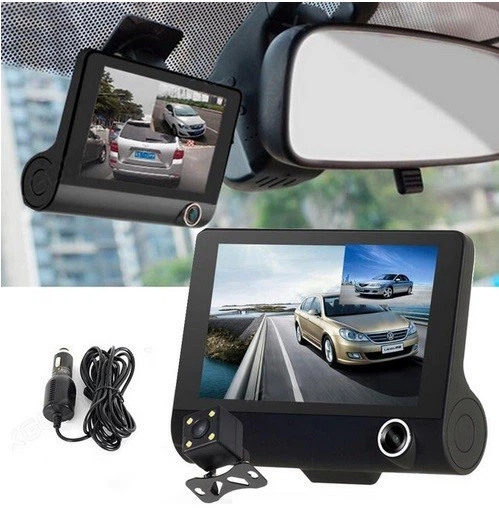 Автомобільний відеореєстратор на 3 камери SD319/z233D DVR Full HD 1080P