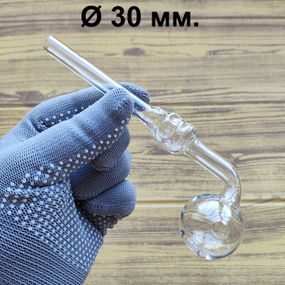 Стеклянная трубка Skull Turn Oil Clear