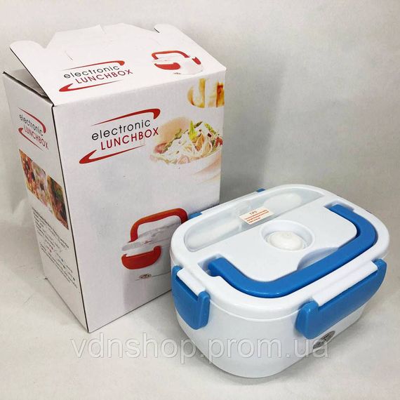 Термос для еды с ложкой Lunch Heater 220 V, Дорожный контейнер для еды, Контейнер с подогревом от сети BJ-10 | Зображення 8