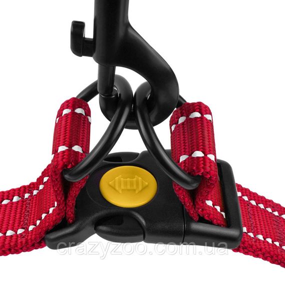 Шлея для собак BronzeDog Active красная 2х45-56 см 71/1303 | Зображення 1