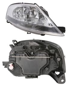 Фара Передняя Citroen C3 2002-2009 Правая H7/H1 Авт. Регул.