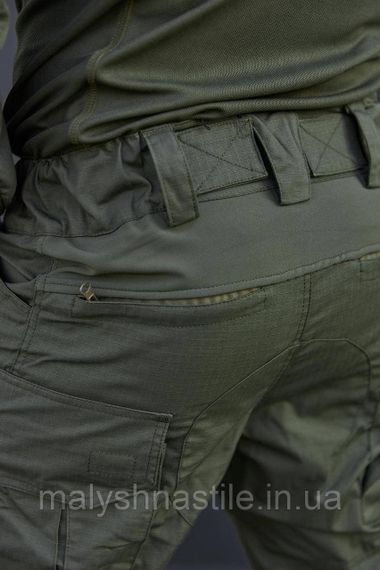 Тактичні штани з наколінниками+ FLEX вставки, олива | Зображення 7