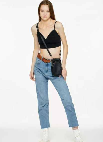 Сумка жіноча Sambag Modena чорна 19 х 11 х 3 см (96093001) | Зображення 4