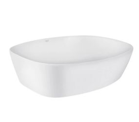 Раковина Qtap Cardinal 600х380х140 мм, White, овальна, без донного клапана QT04116257W