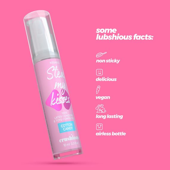 Оральный лубрикант Crushious Cotton Candy, 10 мл Sex Aura | Зображення 5