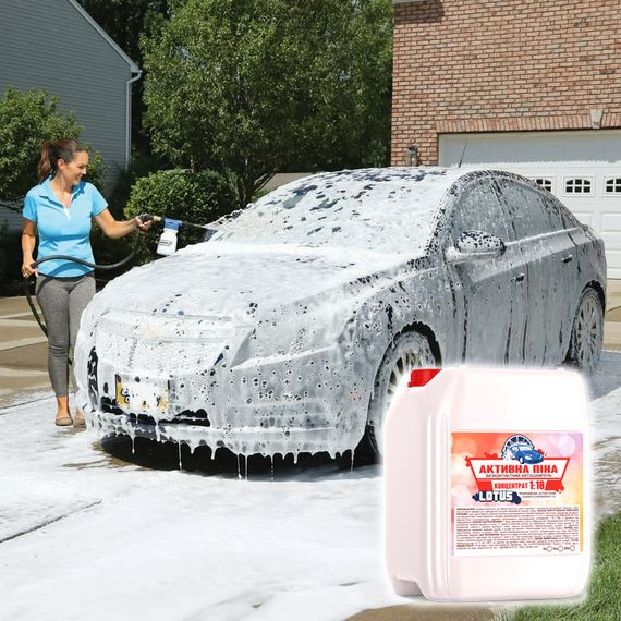 Активная пена Автошампунь концентрат 1:10 Lotus 1 л | Зображення 1