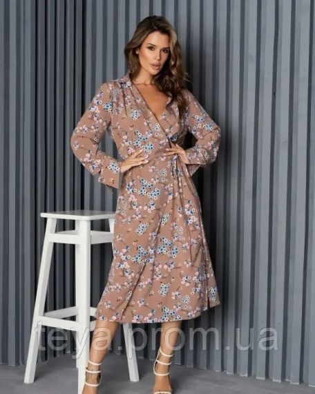 Плаття для жінок колір коричневий розміри 3XL, S, M, XL, XXL, L FI_008473