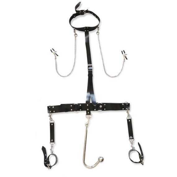 Бондажный набор с металлическим анальным крюком Art of Sex Bridget Bondage set with anal hook № 2 sexstyle