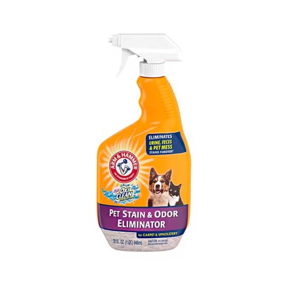 Спрей Arm & Hammer Stain and Odor Eliminator для удаления пятен и запахов от животных на тканях, 946 мл