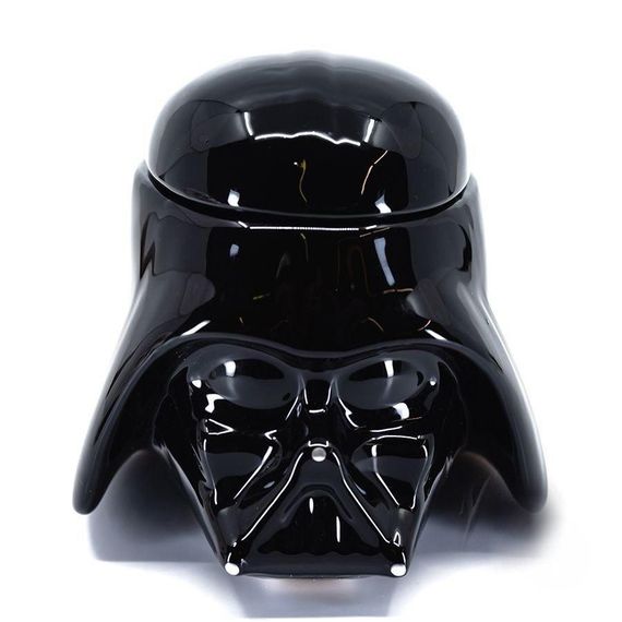Кружка Чашка Бокал с крышкой Star Wars Дарт Вейдер Star Wars 3D  (Черная) Керамика | Зображення 4