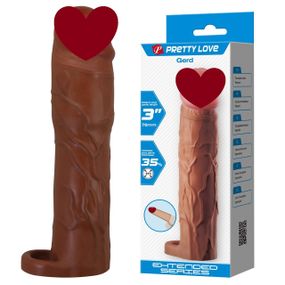 Удлиняющая насадка презерватив Pretty Love - Gerd 3" Brown, BI-026258-1 Sex Aura