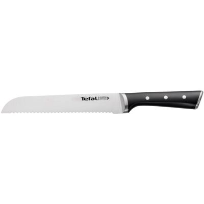 Кухонний ніж Tefal Ice Force 20см, чорний (K2320414)
