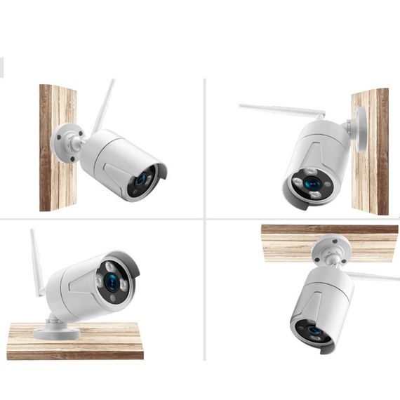 Комплект відеоспостереження WiFi NVR KIT NVR-601 - бездротова система для надійного захисту дому з віддаленим доступом через смартфон, високою якістю зображення Full HD 1080P та нічним баченням до 20 м від XPRO. (NVR-601_4620) | Зображення 4